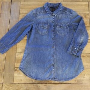 Calvin Klein Jeans Denim Button-Up Shirt